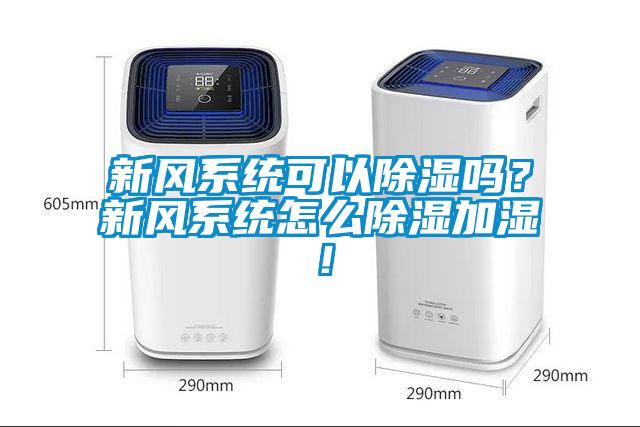 新風(fēng)系統可以除濕嗎？新風(fēng)系統怎么除濕加濕！