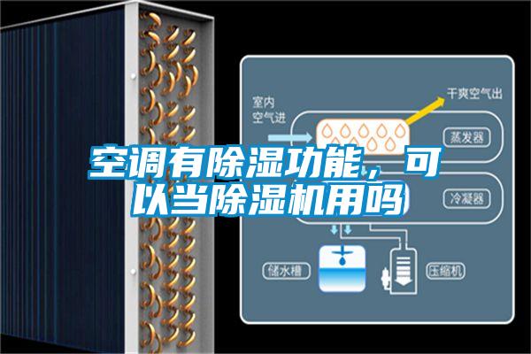 空調有除濕功能，可以當除濕機用嗎