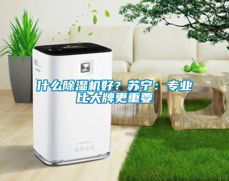 什么除濕機好？蘇寧：專(zhuān)業(yè)比大牌更重要