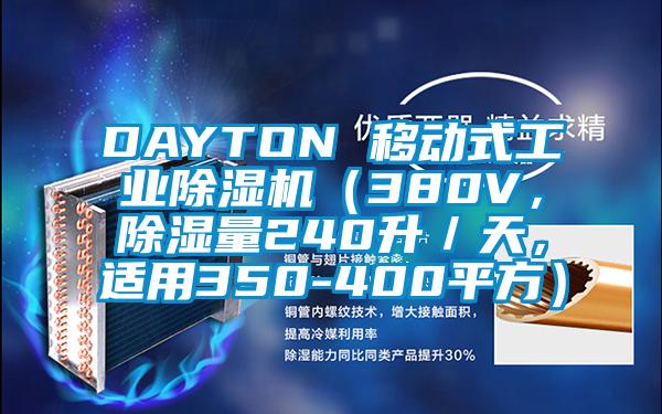 DAYTON 移動(dòng)式工業(yè)除濕機（380V，除濕量240升／天，適用350-400平方）