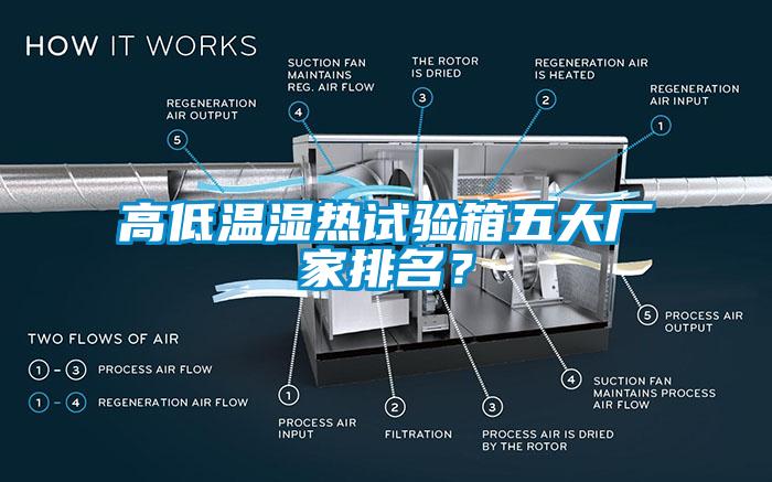 高低溫濕熱試驗箱五大廠(chǎng)家排名？