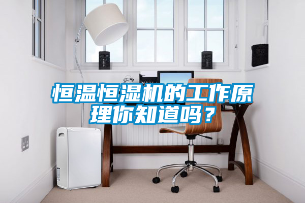 恒溫恒濕機的工作原理你知道嗎？