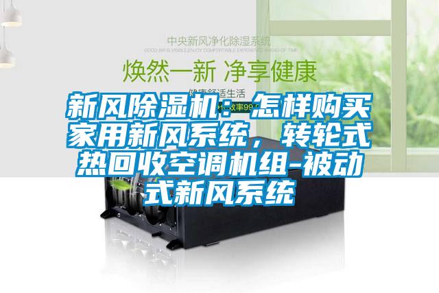 新風(fēng)除濕機：怎樣購買(mǎi)家用新風(fēng)系統，轉輪式熱回收空調機組-被動(dòng)式新風(fēng)系統