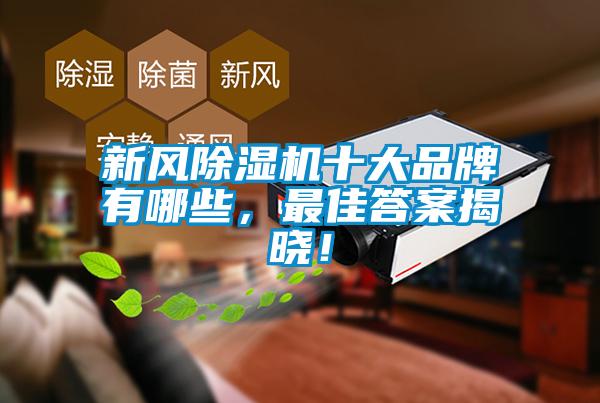 新風(fēng)除濕機十大品牌有哪些，最佳答案揭曉！