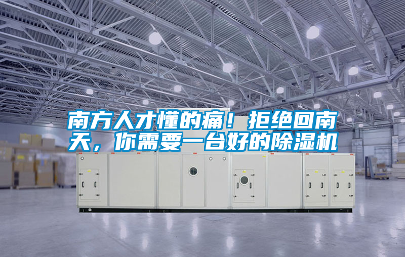 南方人才懂的痛！拒絕回南天，你需要一臺好的除濕機