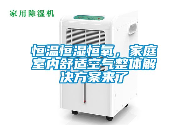 恒溫恒濕恒氧，家庭室內舒適空氣整體解決方案來(lái)了