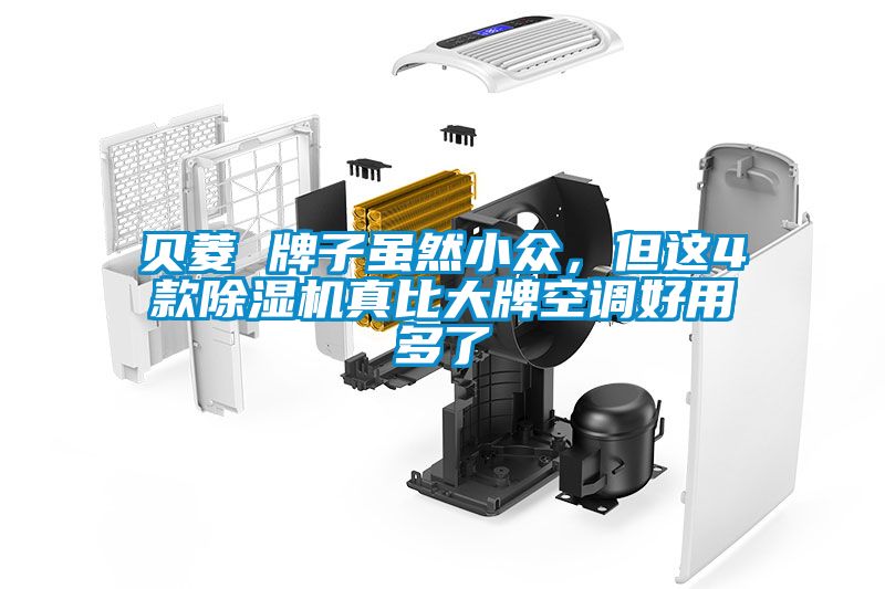 貝菱 牌子雖然小眾，但這4款除濕機真比大牌空調好用多了