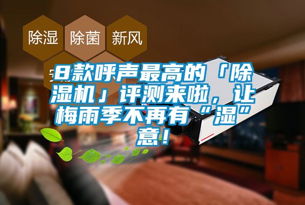 8款呼聲最高的「除濕機」評測來(lái)啦，讓梅雨季不再有“濕”意！