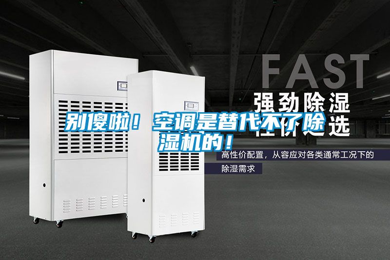 別傻啦！空調是替代不了除濕機的！