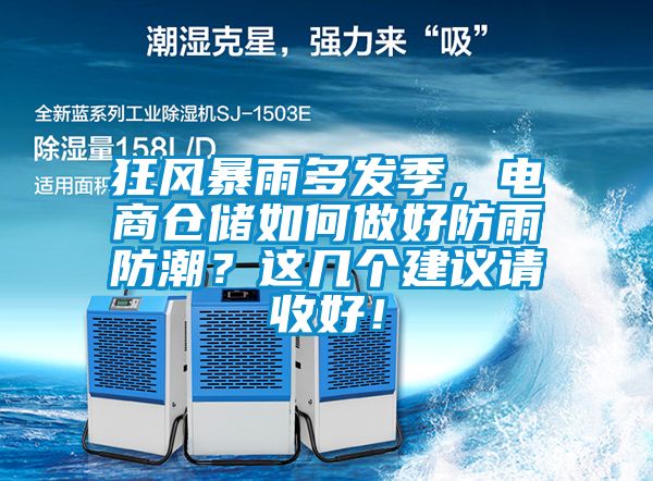 狂風(fēng)暴雨多發(fā)季，電商倉儲如何做好防雨防潮？這幾個(gè)建議請收好！