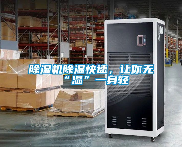 除濕機除濕快速，讓你無(wú)“濕”一身輕