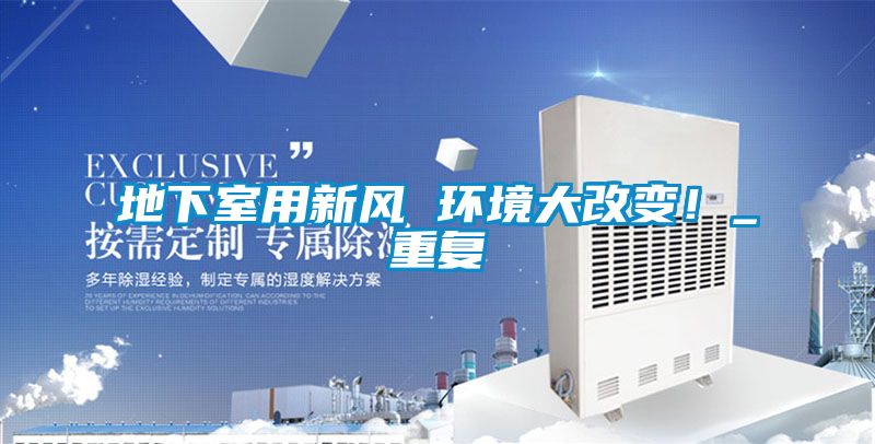 地下室用新風(fēng) 環(huán)境大改變！_重復