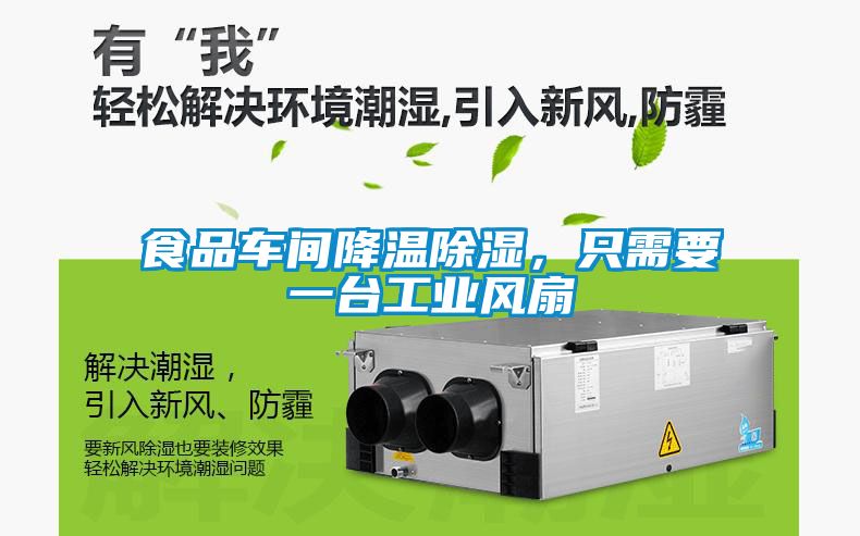 食品車(chē)間降溫除濕，只需要一臺工業(yè)風(fēng)扇