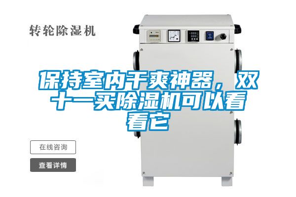 保持室內干爽神器，雙十一買(mǎi)除濕機可以看看它