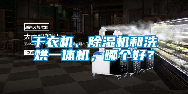 干衣機、除濕機和洗烘一體機，哪個(gè)好？