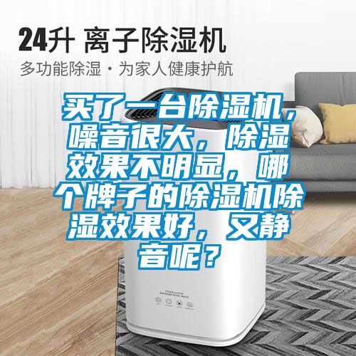 買(mǎi)了一臺除濕機，噪音很大，除濕效果不明顯，哪個(gè)牌子的除濕機除濕效果好，又靜音呢？