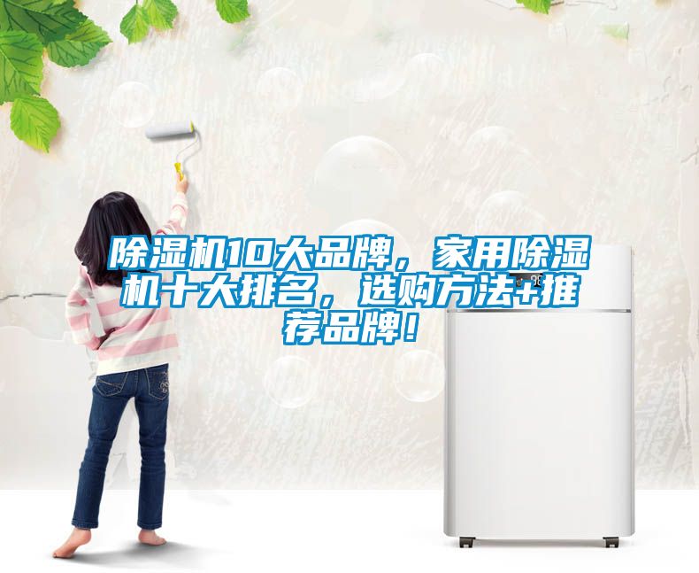 除濕機10大品牌，家用除濕機十大排名，選購方法+推薦品牌！