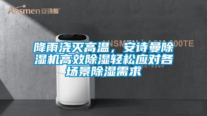 降雨澆滅高溫，安詩(shī)曼除濕機高效除濕輕松應對各場(chǎng)景除濕需求