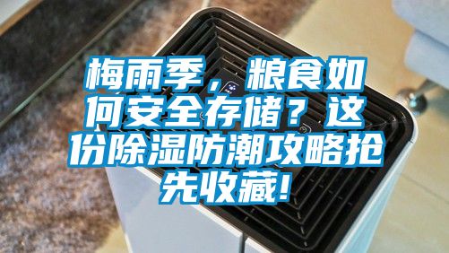 梅雨季，糧食如何安全存儲？這份除濕防潮攻略搶先收藏!