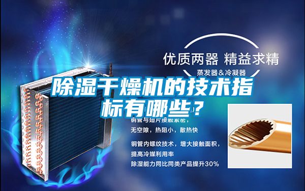 除濕干燥機的技術(shù)指標有哪些？