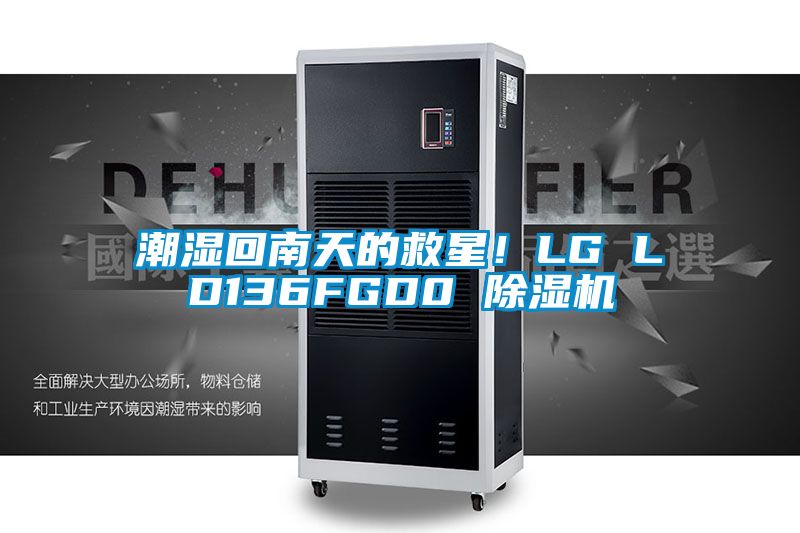 潮濕回南天的救星！LG LD136FGD0 除濕機