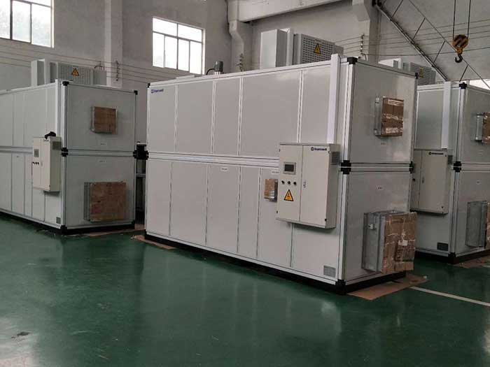 濟南銘威化工鋰電池鈷酸鋰零下40℃露點(diǎn)，三臺全新風(fēng)轉輪除濕機組